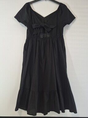 torrid Black Bow-Front Casual Sundress